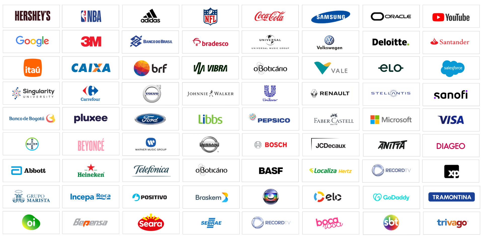 Logos de clientes